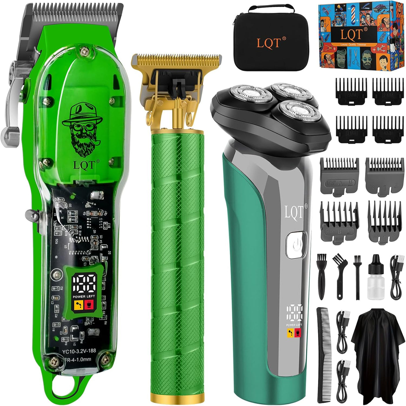 LQT - Cortadora de pelo profesional para hombres, cortadora de pelu...
