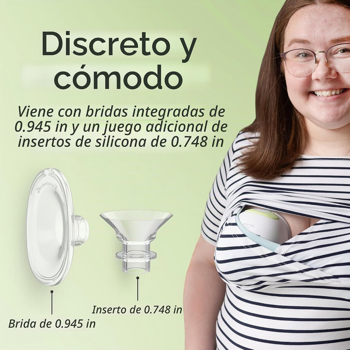 Ardo Melia - Extractor de leche manos libres portátil, grado hospit...