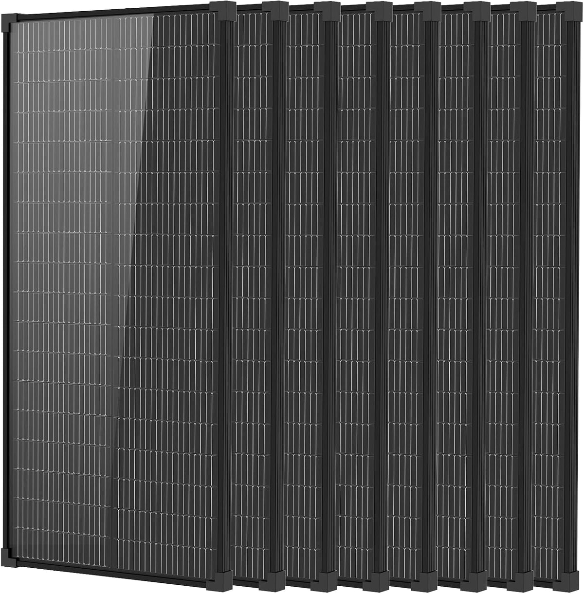 Panel solar tipo N de 800 W de 18BB, 25.6% de eficiencia 12 V PV pa...