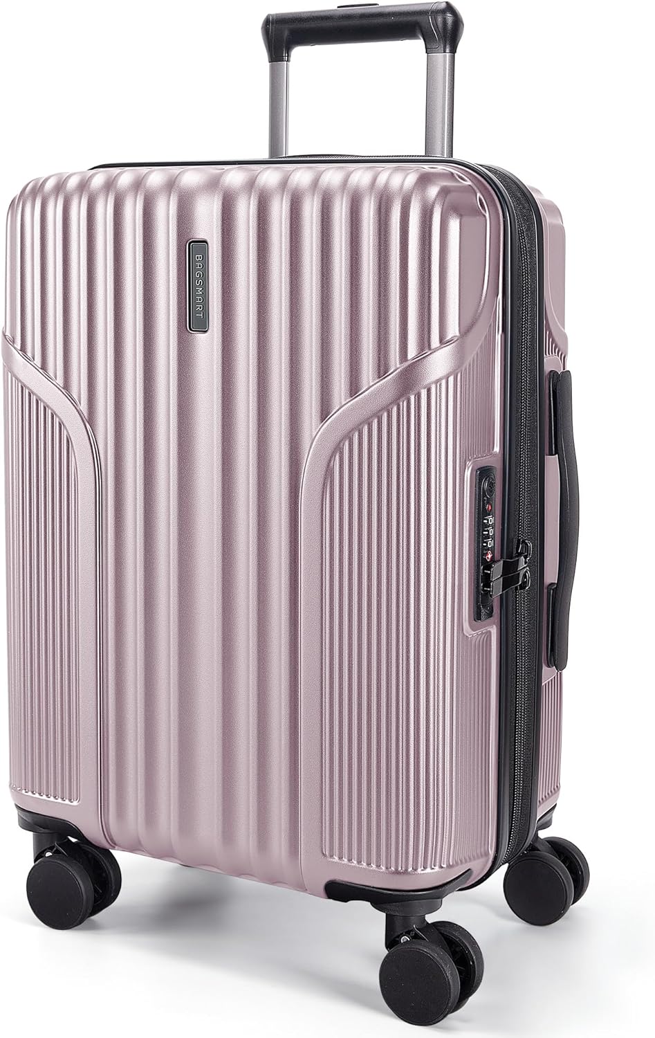 BAGSMART - Maleta de mano 22 x 14 x 9 aprobada por aerolínea, malet...