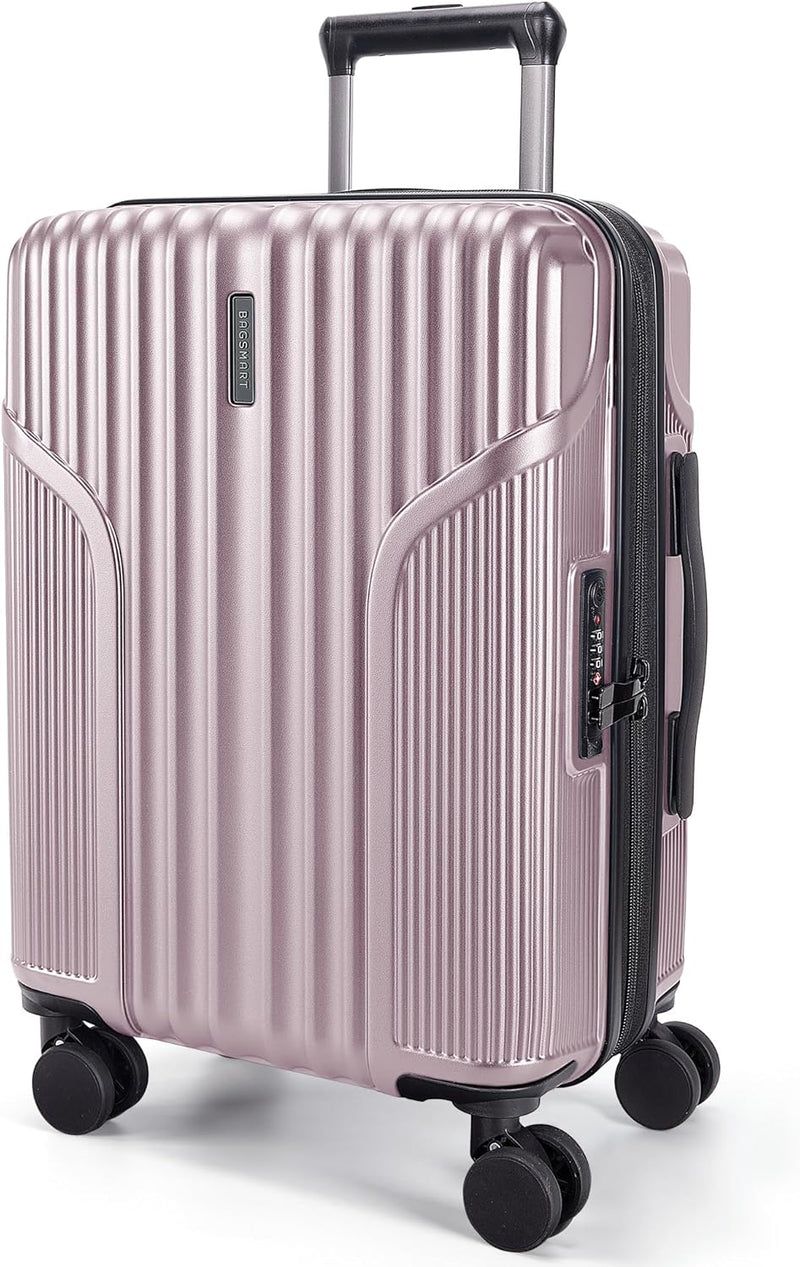 BAGSMART - Maleta de mano 22 x 14 x 9 aprobada por aerolínea, malet...