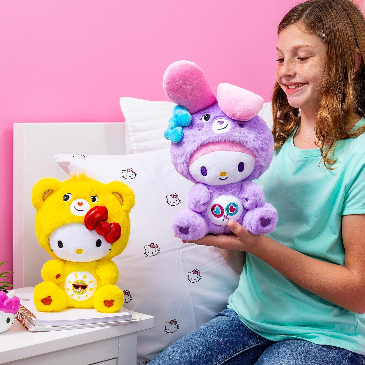 Care Bears x Hello Kitty - Paquete de 2 peluches - Hello Kitty como...