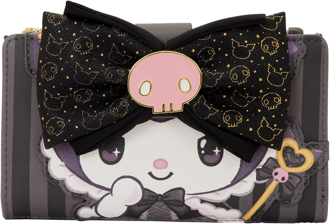 Cartera de doble pliegue Loungefly Sanrio Kuromi - Aniversario 20º