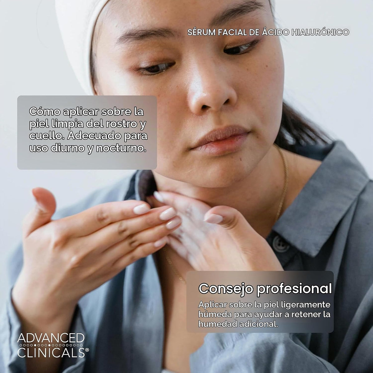 Advanced Clinicals - Suero de ácido hialurónico para la cara | Prod...