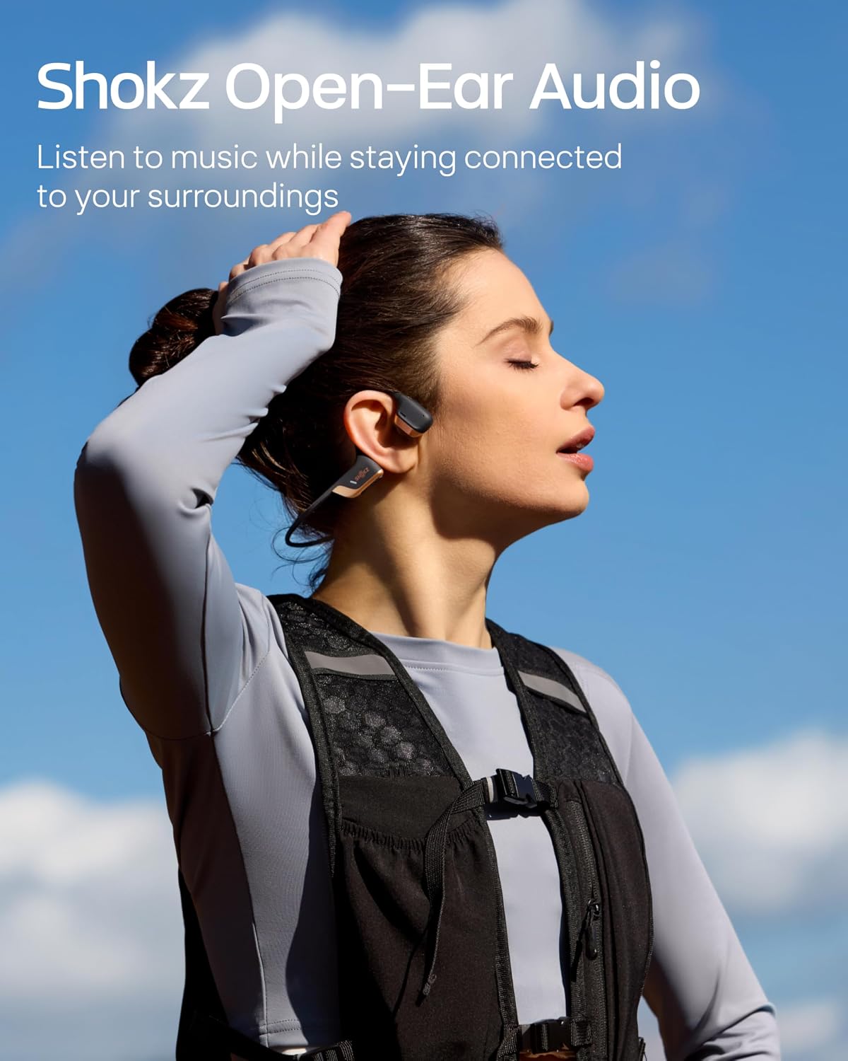 SHOKZ OpenRun Pro 2 Auriculares de conducción ósea, oro rosa | Colo...