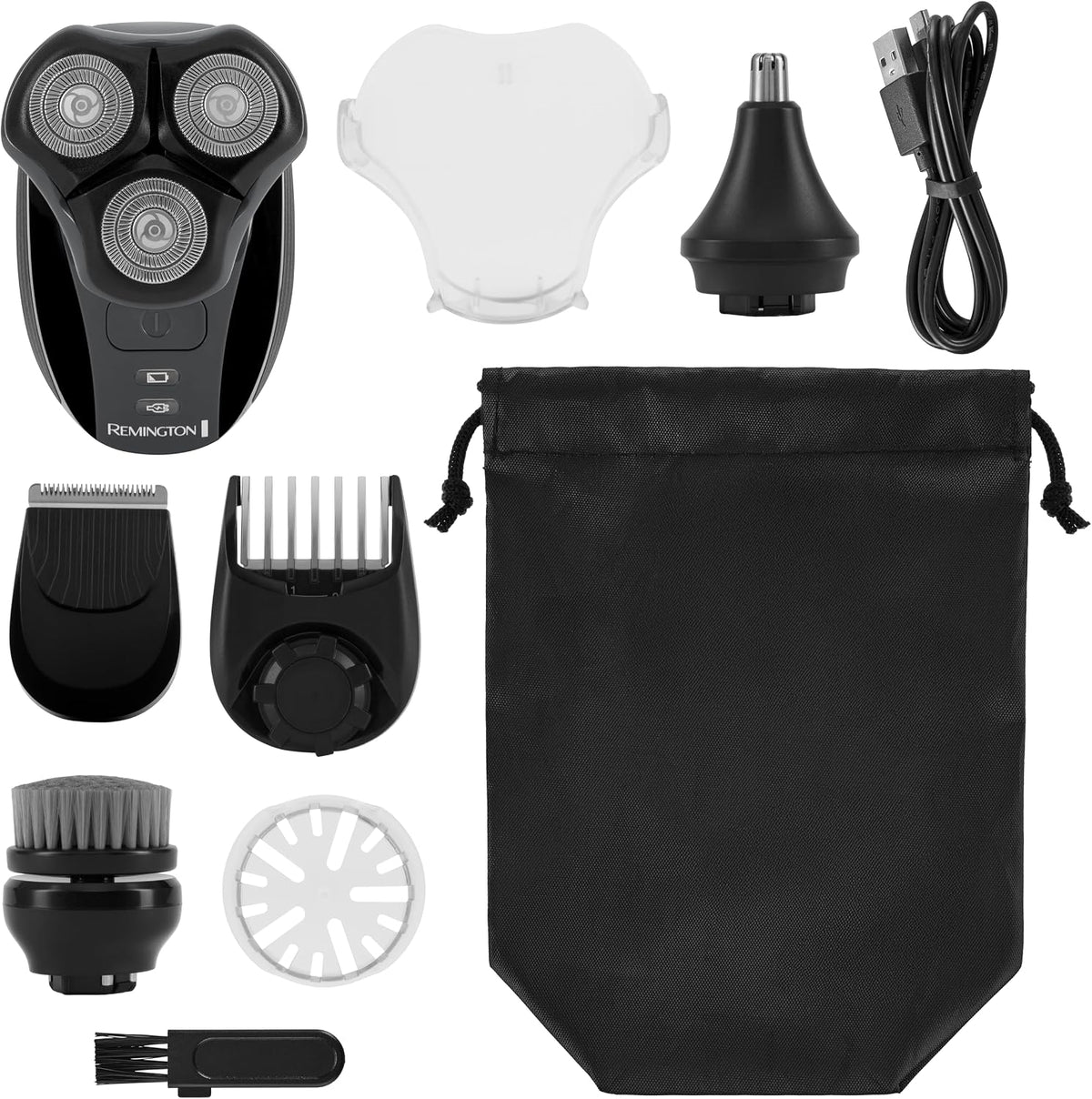 Remington Balder - Afeitadora de 3 cabezas para hombres, sistema ro...