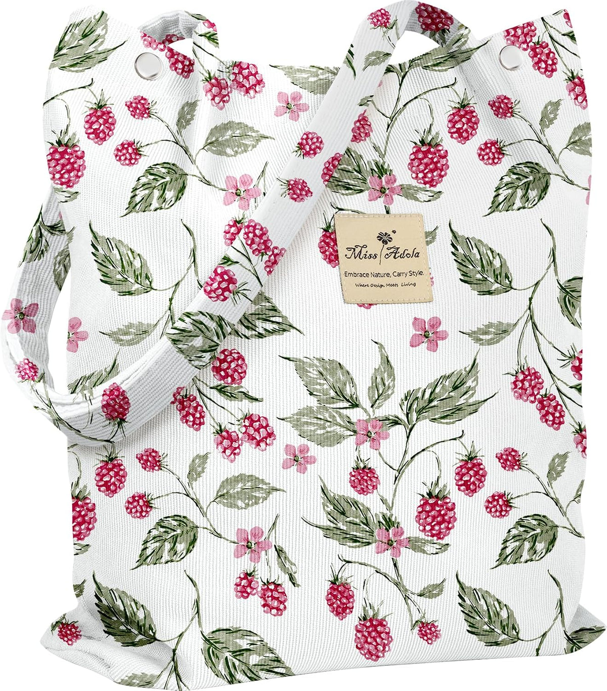 Miss Adola Bolso tote de pana para mujer con diseño estético | Hebi...