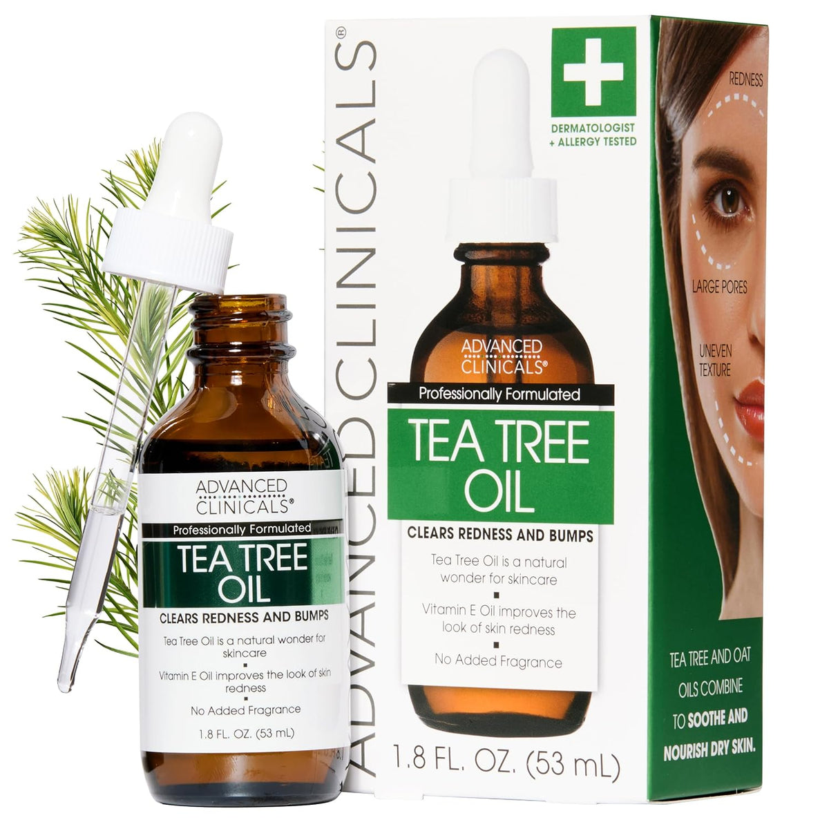 Advanced Clinicals - Suero facial de aceite de árbol de té | Suero...