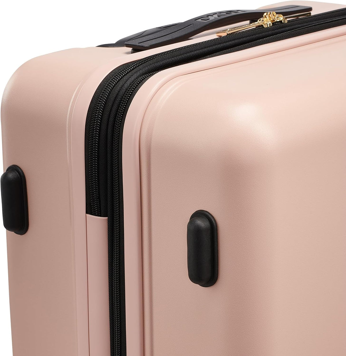 DKNY Amazon Exclusive On the Go - Equipaje a cuadros de 25 pulgadas...
