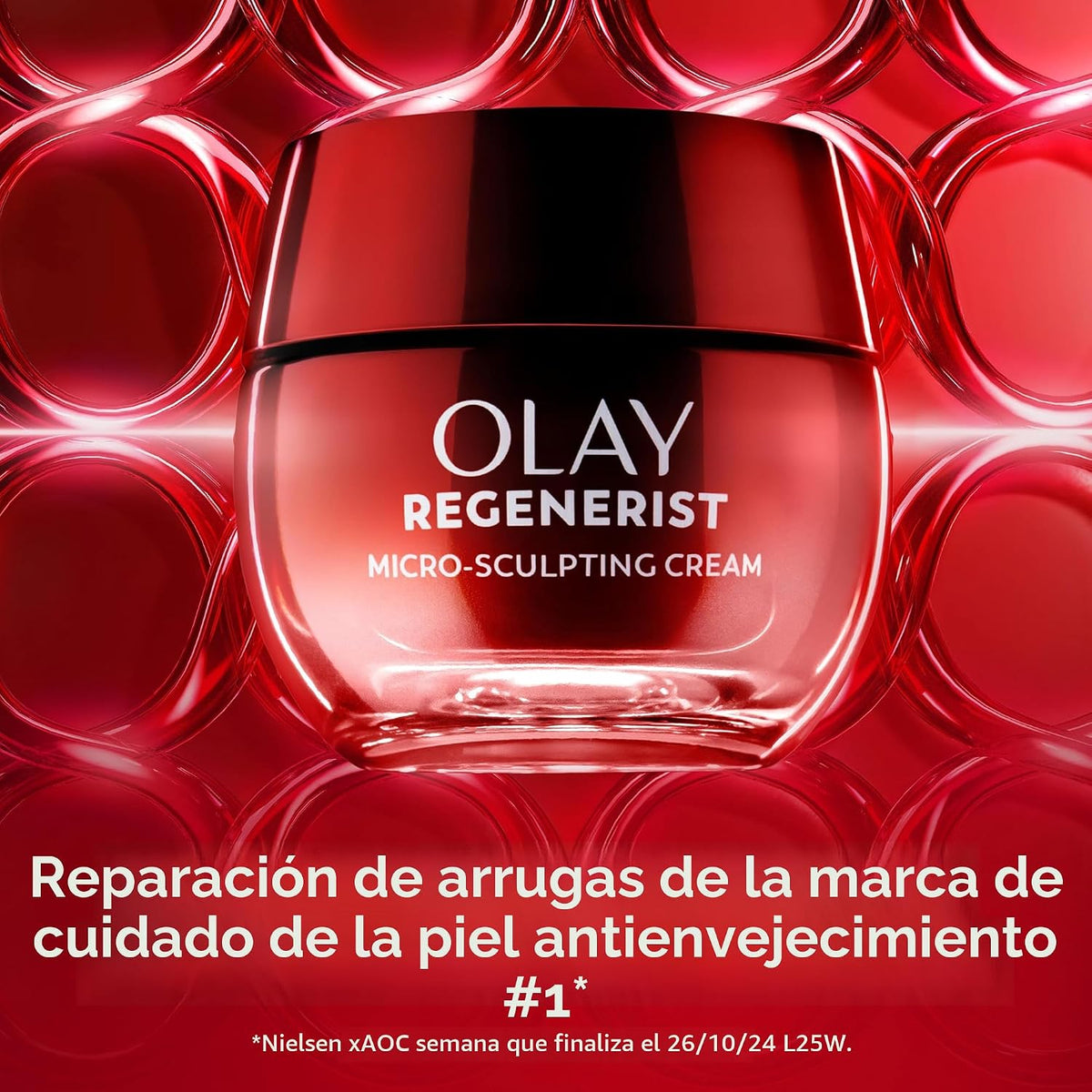 Olay Hidratante facial, crema facial regenerista microescultora par...