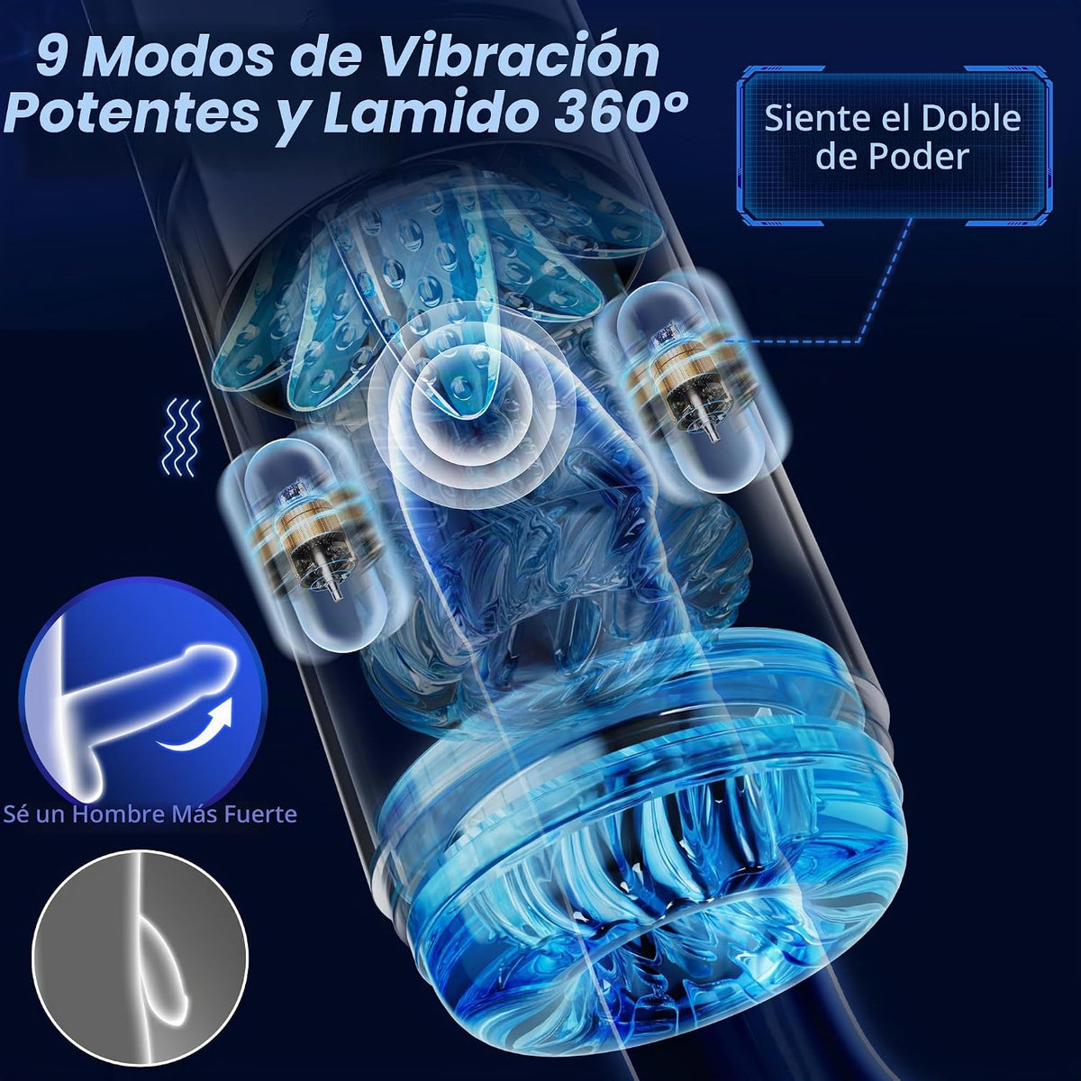 Bomba de pene masturbador masculino \u2013 AI Sync Juguetes sexuale...