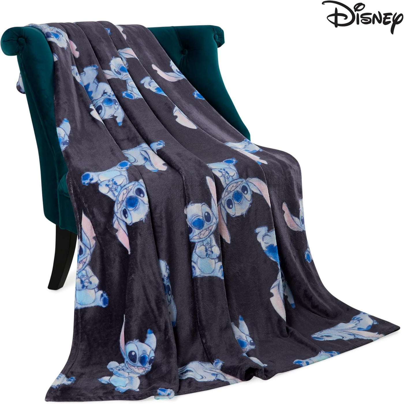 Disney Stitch Manta de Sofá Manta de Forro Polar Suave Accesorios p...
