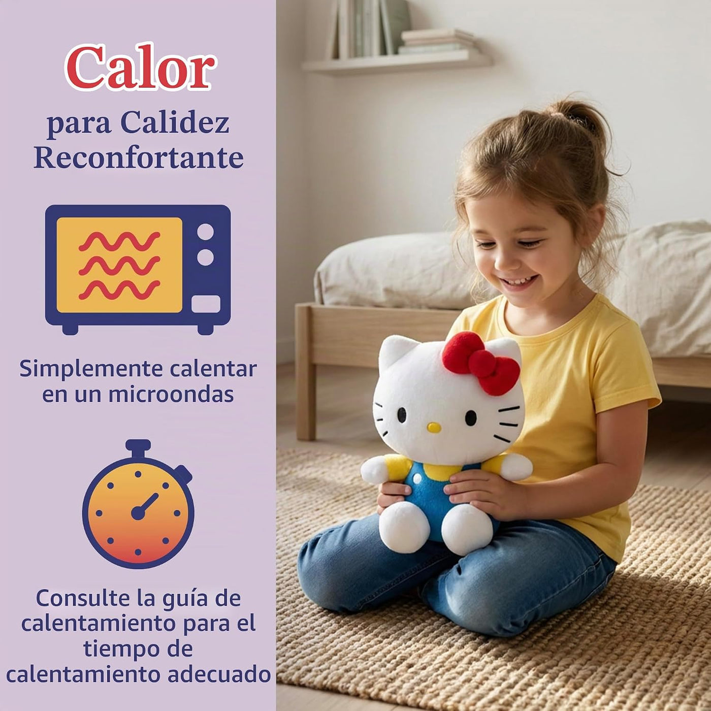 warmies x Hello Kitty - Animales de peluche con peso y aptos para m...