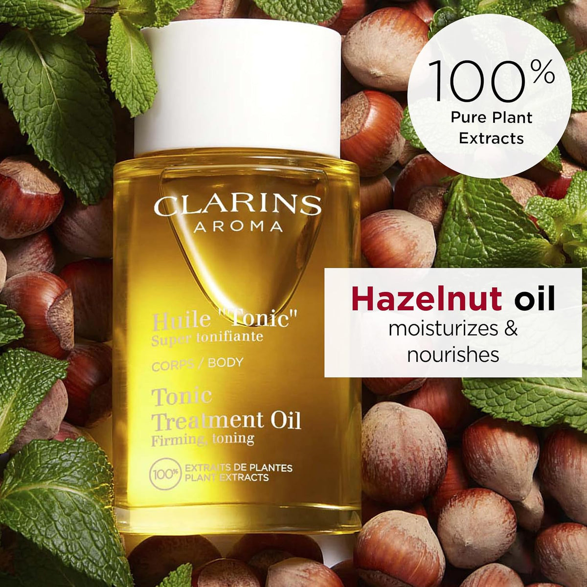 Clarins Aceite de tratamiento corporal tónico | Cuidado del embaraz...