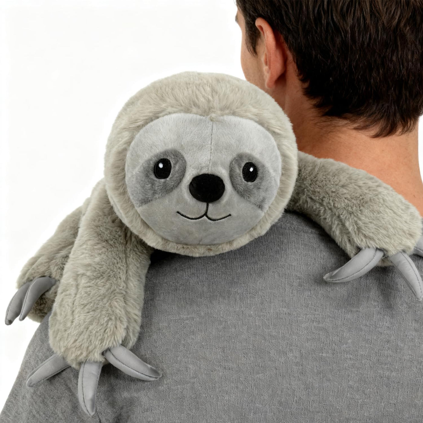 JUSTQUNSEEN Animales de peluche con peso de perezoso de 4.5 libras...
