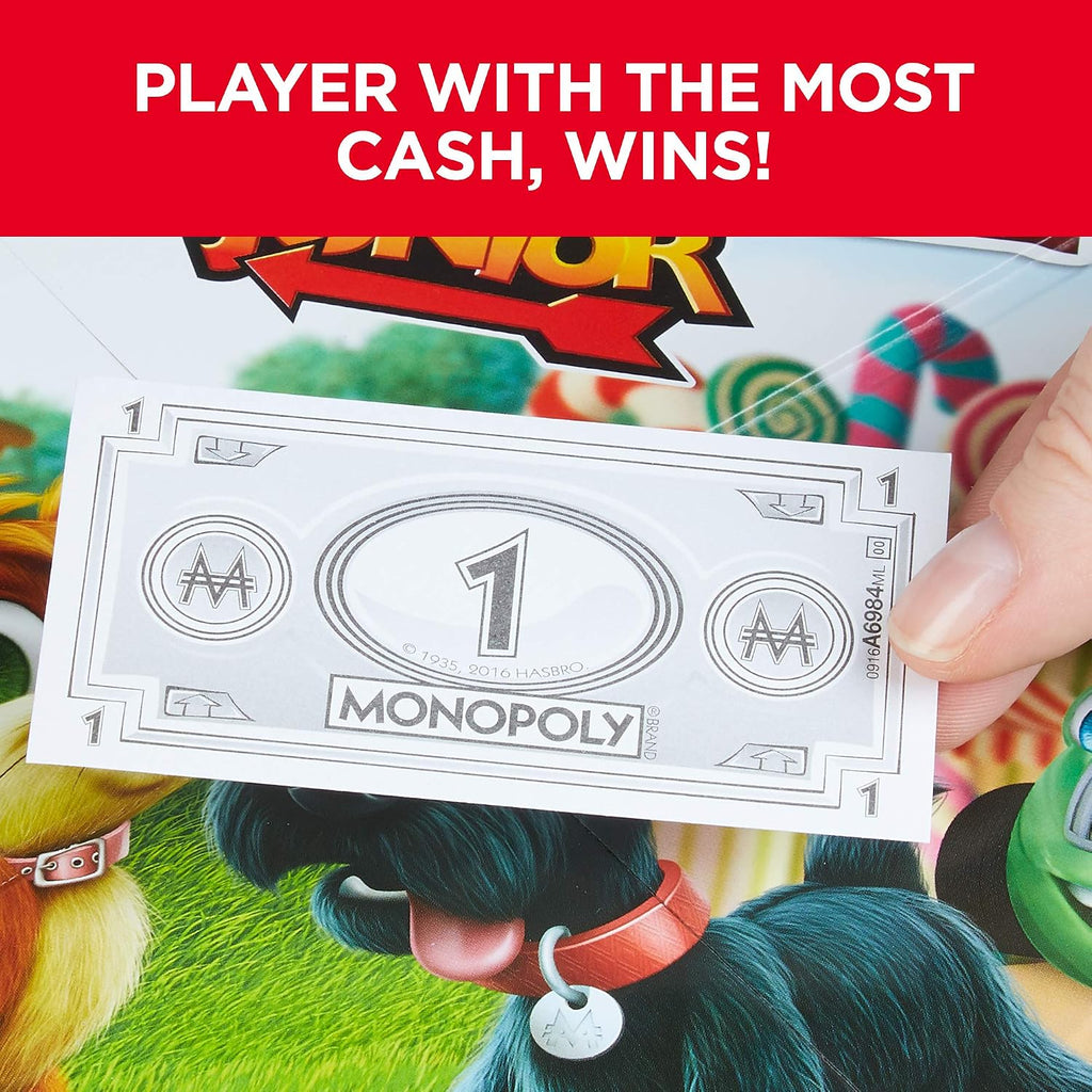 Monopoly Junior - Juego de mesa para 4 jugadores, a partir de 5 años