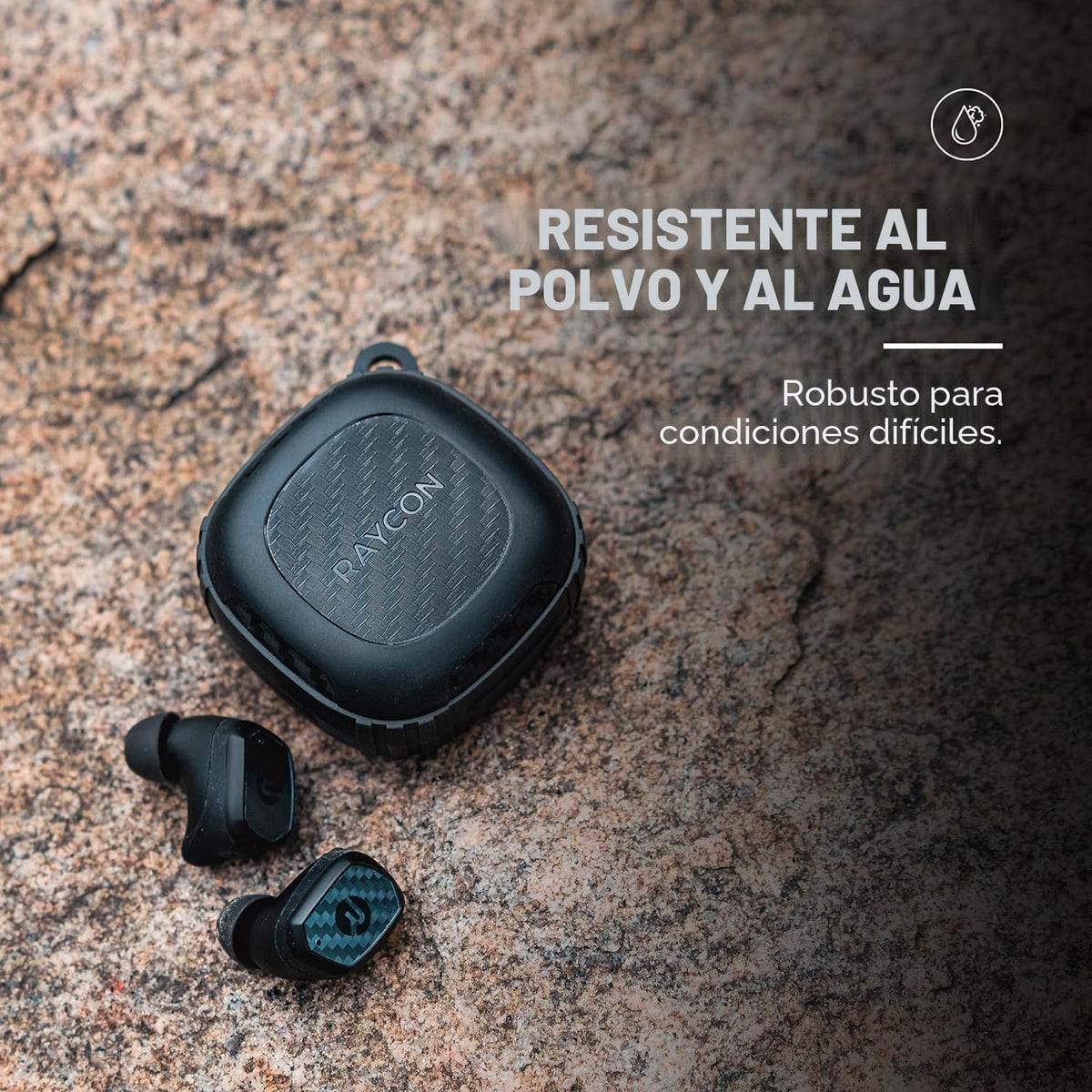 Raycon Impact - Auriculares resistentes a impactos de grado militar...