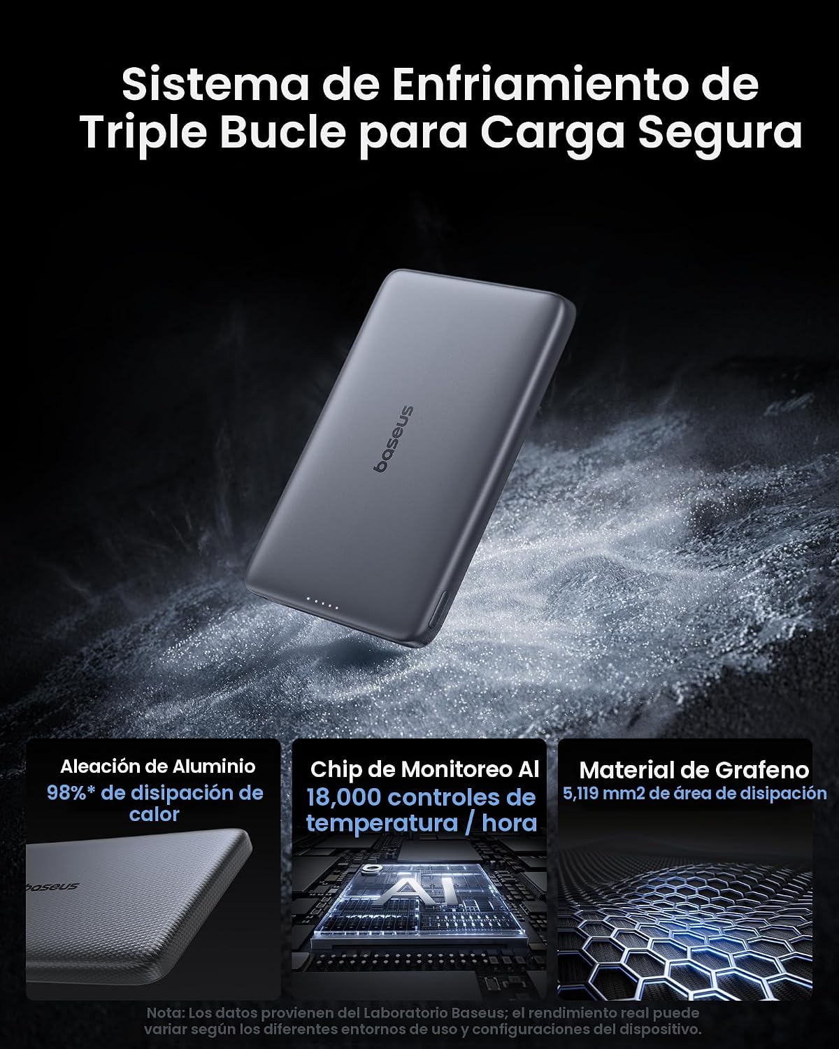 Baseus Picogo - Cargador portátil Magsafe, Qi2 15 W 0.5 pulgadas, u...