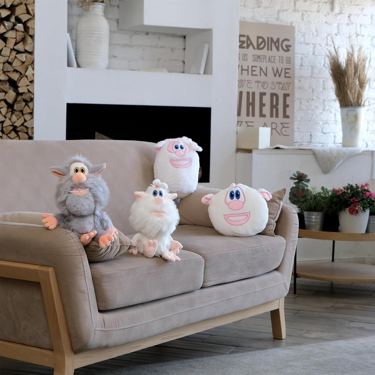 Booba Oficial Muñeco de Yeti de Peluche \u2013 12" de Peluche S...