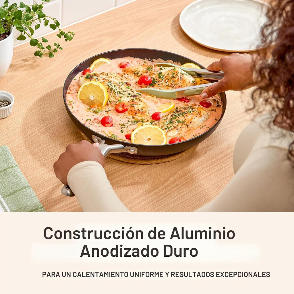 Calphalon®, sartén antiadherente anodizada dura de 12 pulgadas