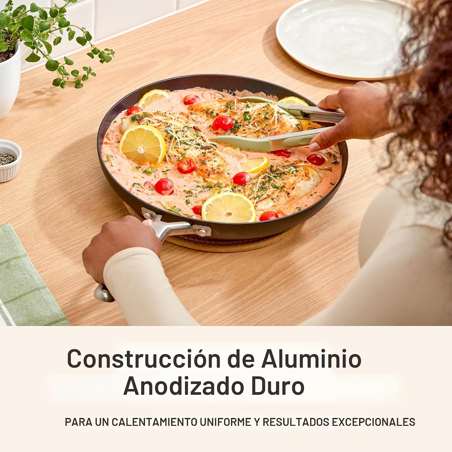 Calphalon®, sartén antiadherente anodizada dura de 12 pulgadas
