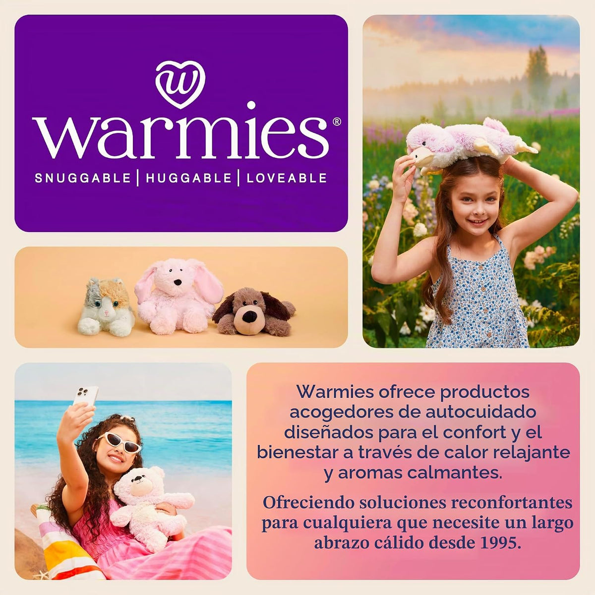 warmies x Hello Kitty - Animales de peluche con peso y aptos para m...