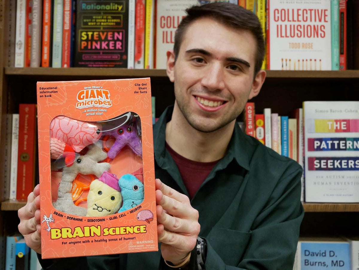 Caja de regalo temática de ciencia cerebral de GIANT MICROBES, rega...