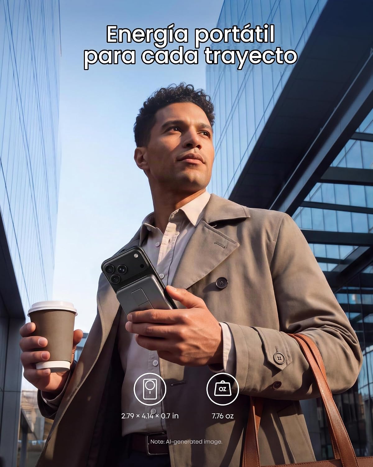 Anker MagGo 2 Pro Power Bank, cargador portátil Qi2.2 25W 10000mAh...