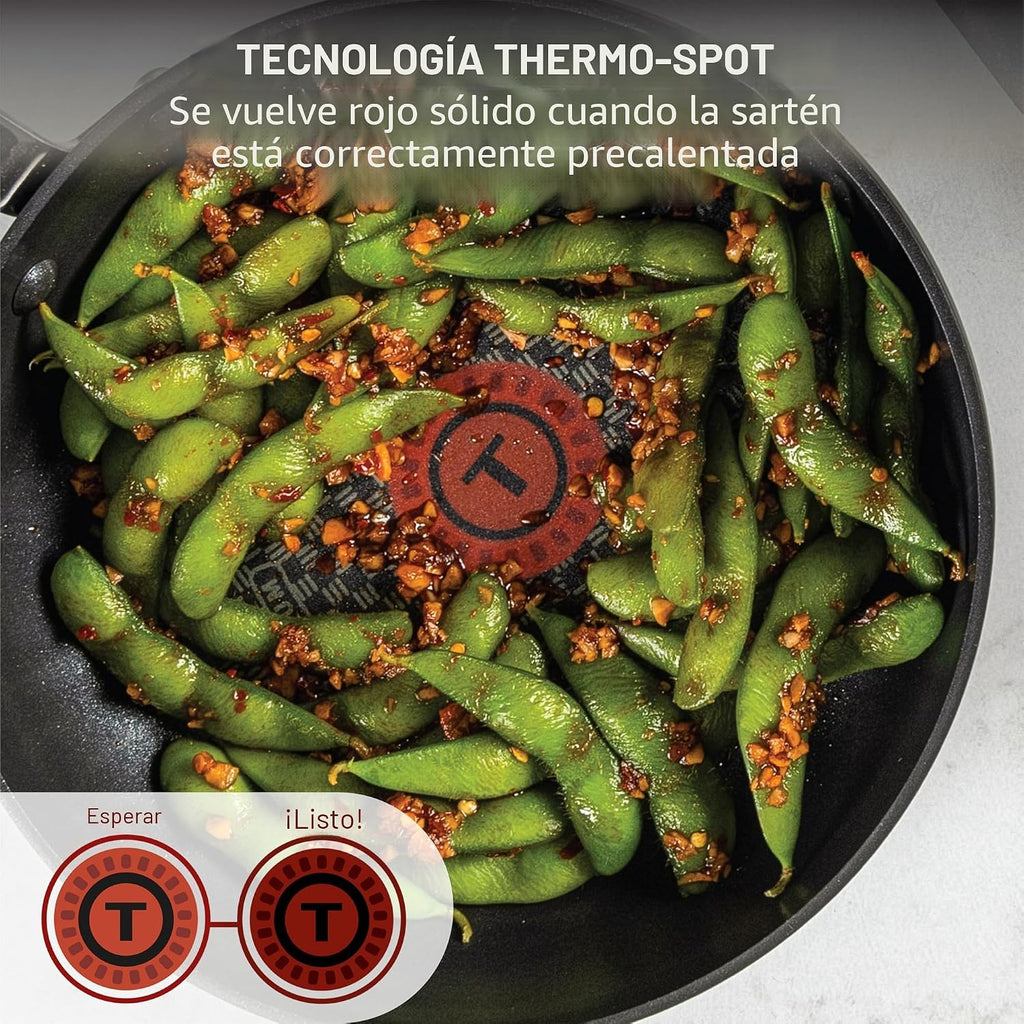 T-Fal Ultimate - Juego de utensilios de cocina anodizados y antiadh...