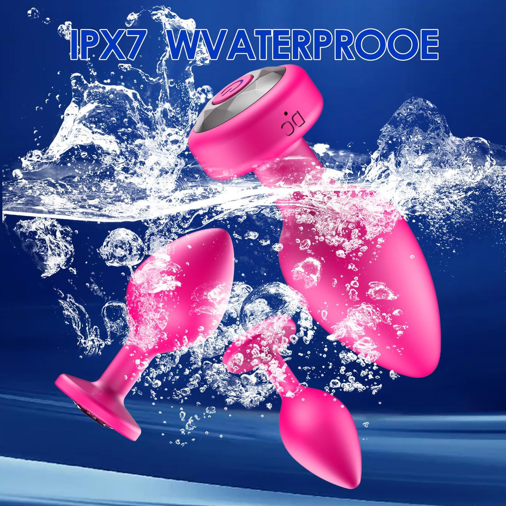 Vibrador de juguetes sexuales con enchufe anal, kit de entrenamient...