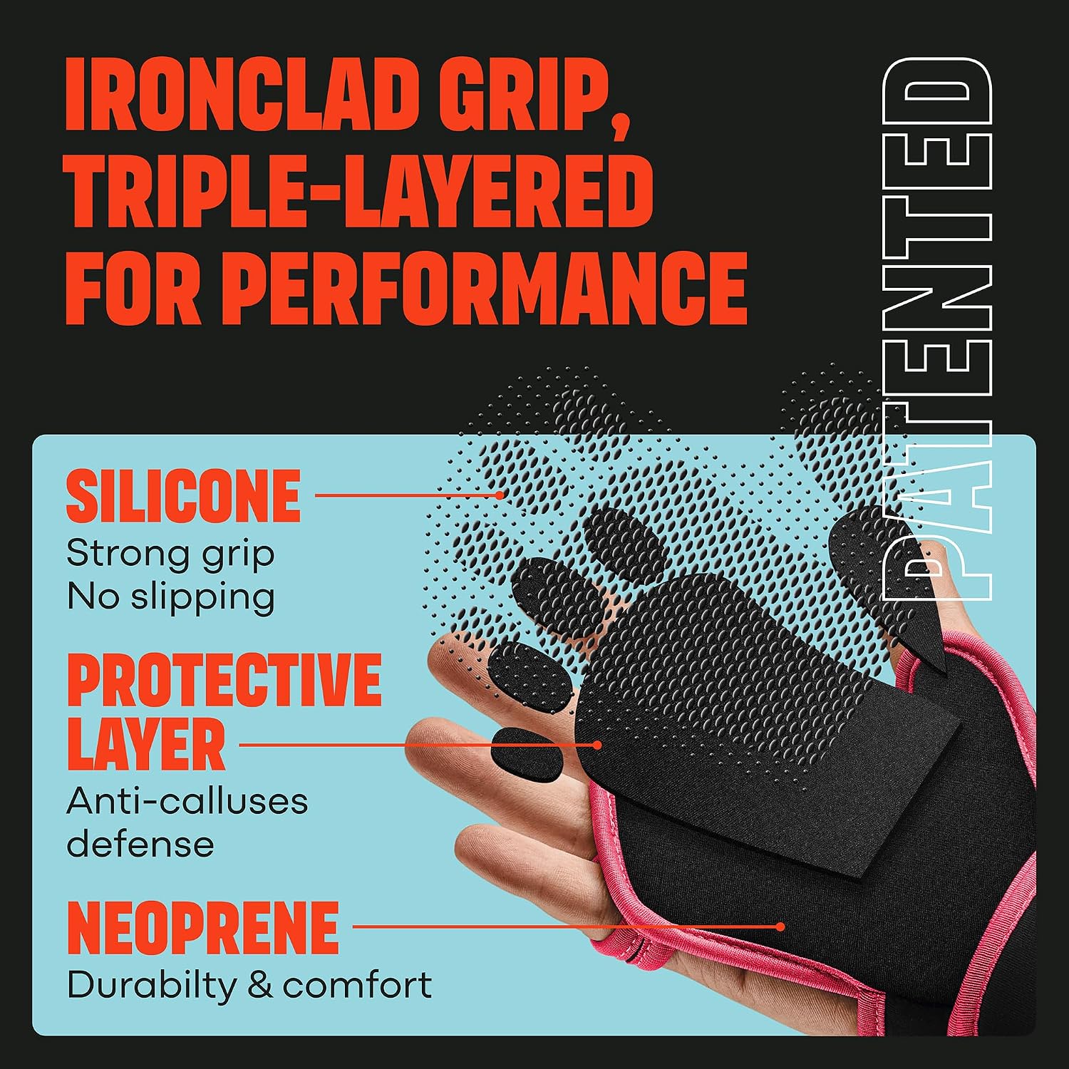 Mava Sports Guantes de gimnasio abiertos con soporte para muñeca in...