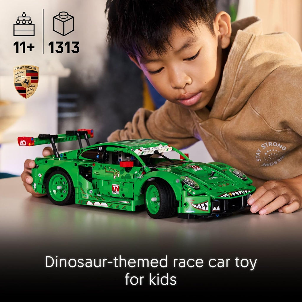 LEGO Technic Porsche 911 GT3 R Rexy AO - Juguete de construcción de...
