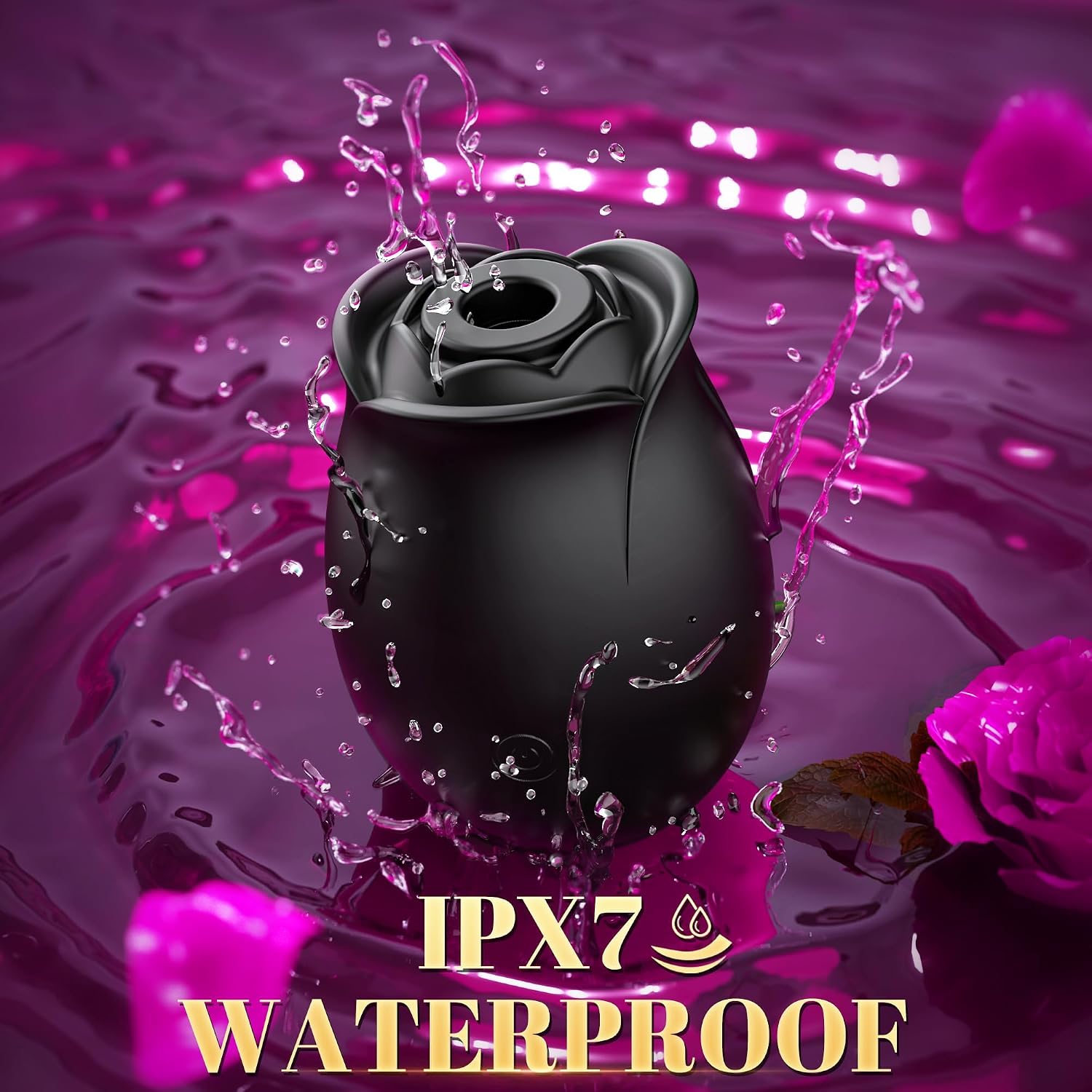 Vibrador de succión de juguete sexual de rosas, juguetes para adult...