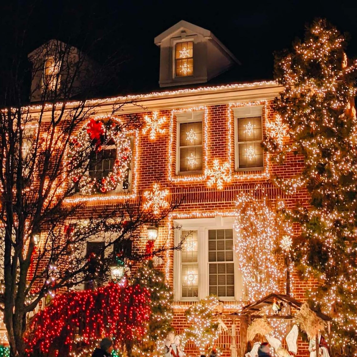 TW SHINE Luces de Navidad, 1000 luces LED de 328 pies para árbol de...