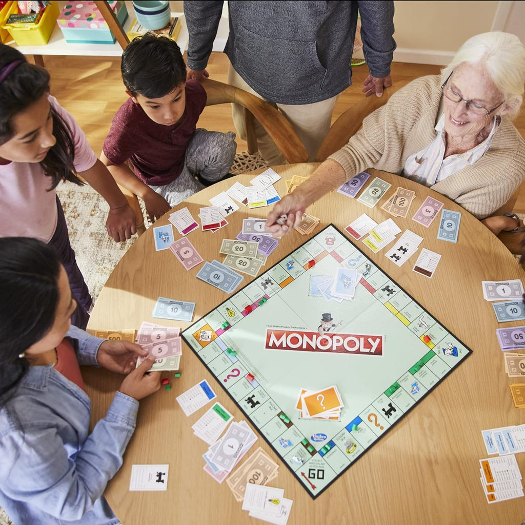 Monopoly - Juego de mesa familiar para 2 a 6 jugadores y niños a pa...