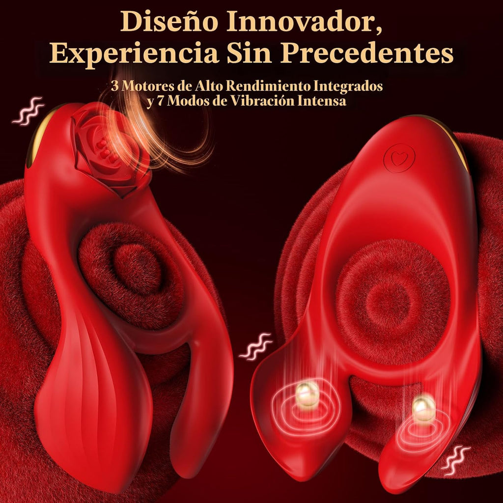 Anillo Vibrador para el Pene para Parejas, Juguete Sexual para Homb...