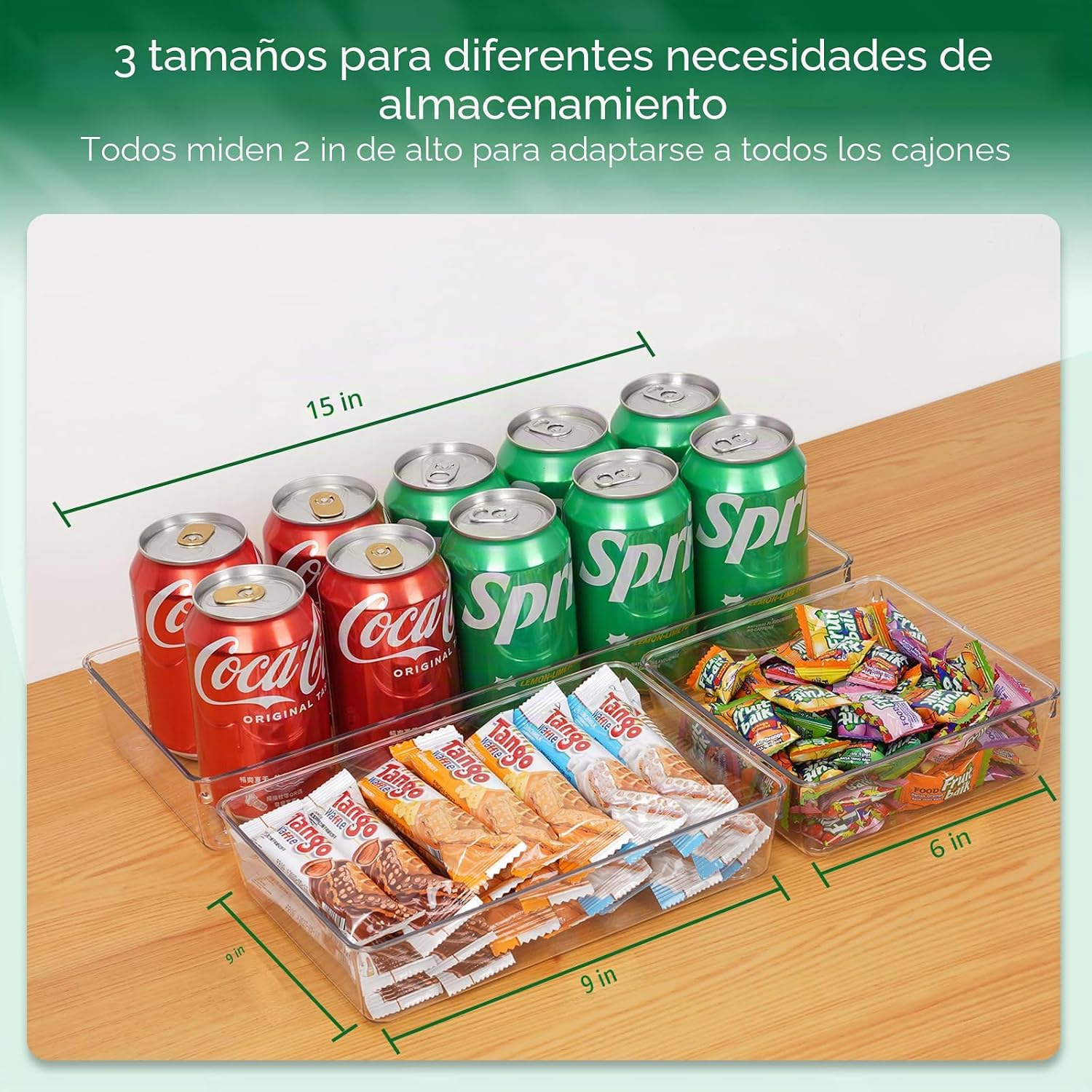 Criusia Juego de Organizadores de Cajones, Bandeja de Almacenamient...