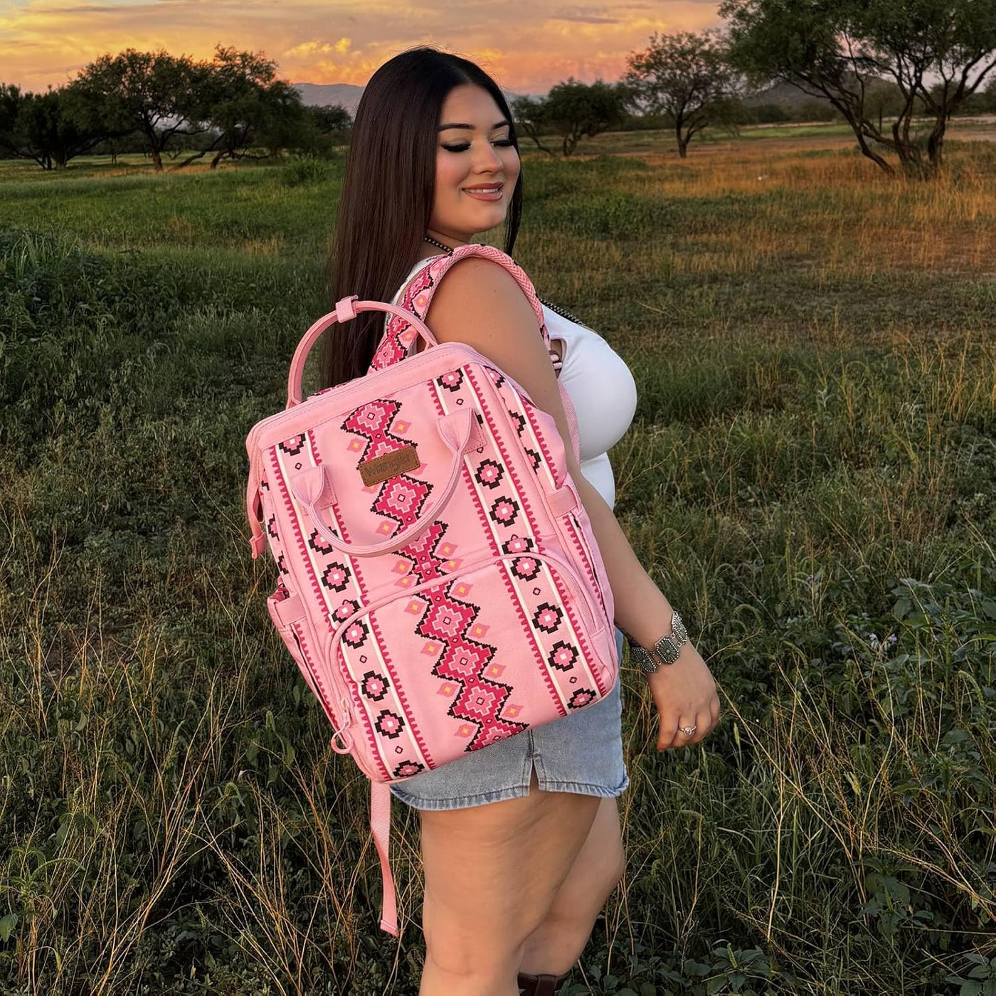 Montana West Wrangler - Mochila para pañales Aztec Callie, mochila...