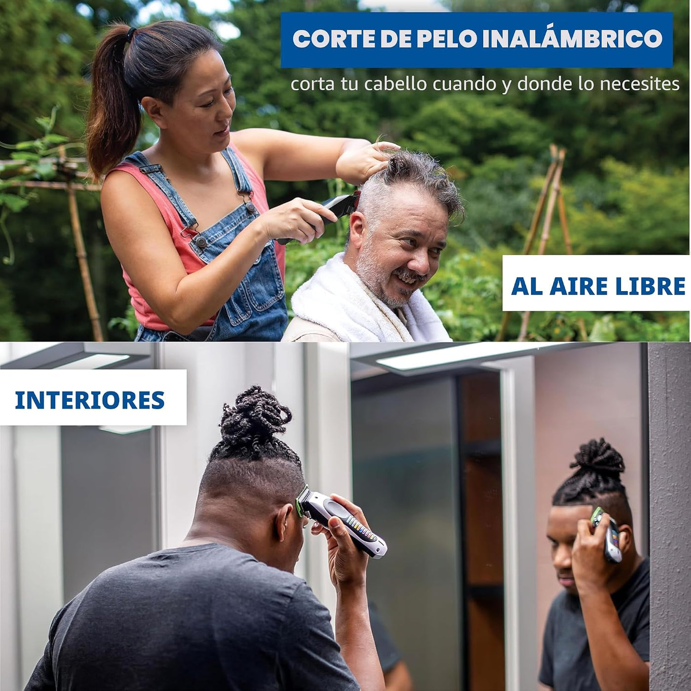 Wahl Cortapelos inalámbricos recargables de iones de litio Color Pr...