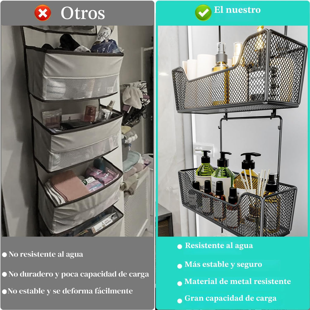 HapiRm Organizador Sobre la Puerta - Organizador de Puerta Colgante...