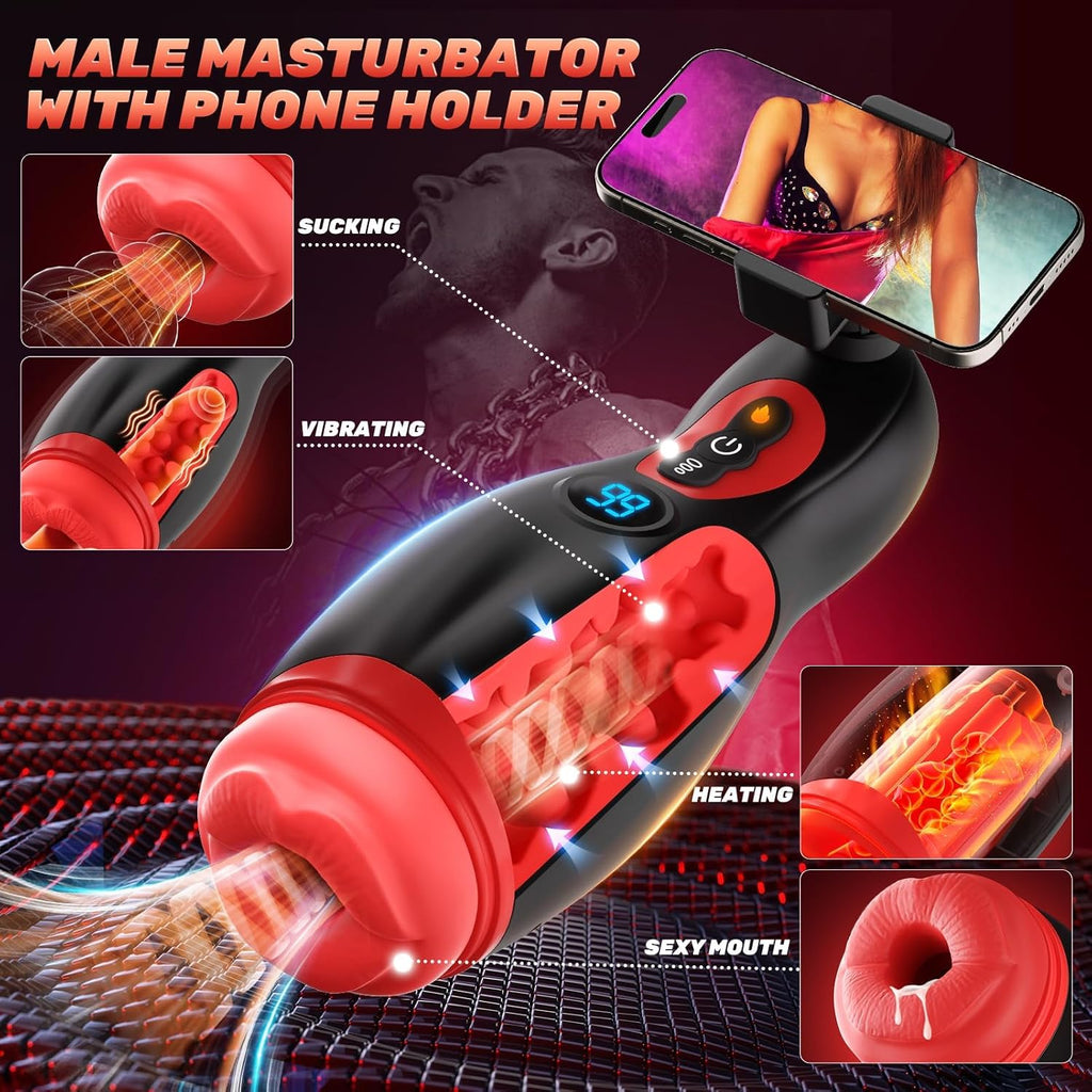 Masturbador Masculino Juguetes Sexuales para Hombres - Soporte para...