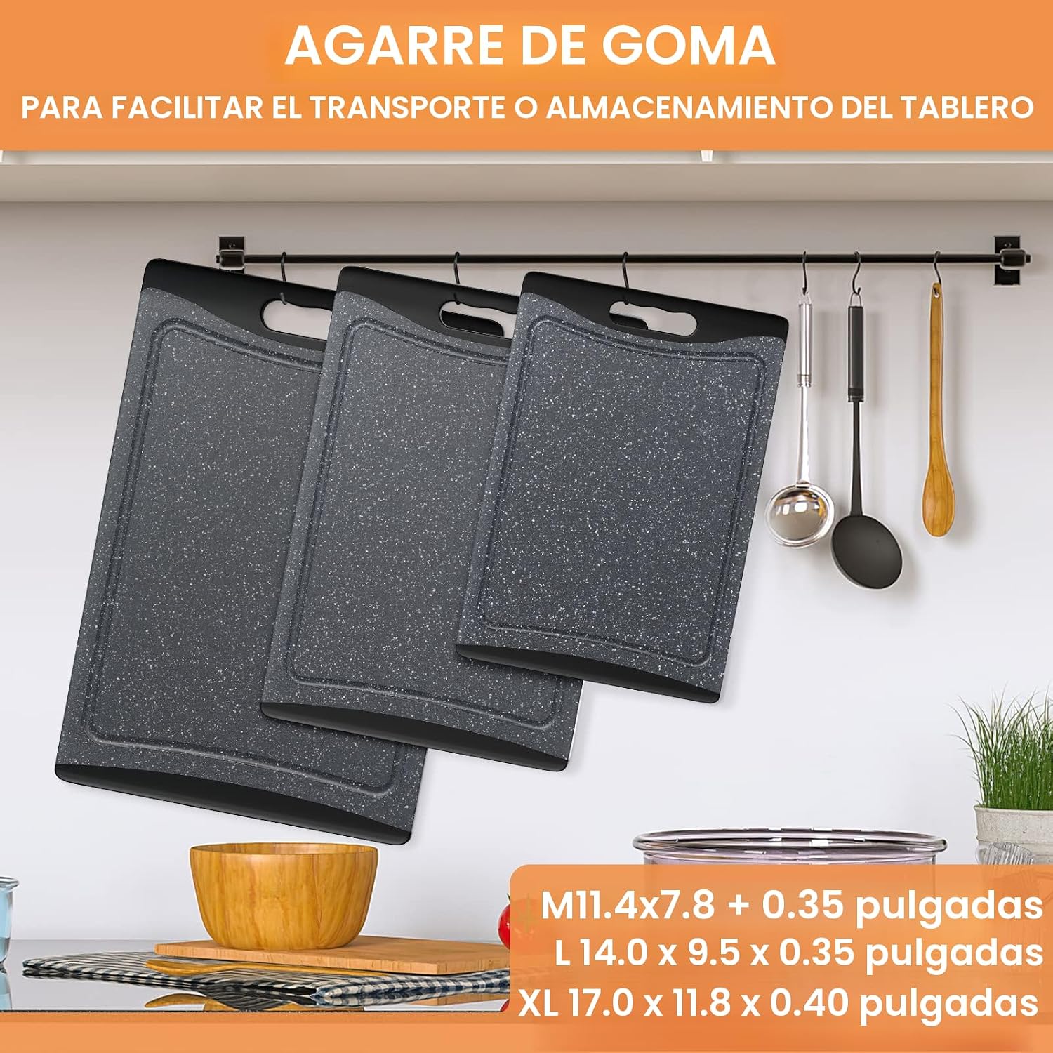 Tablas de cortar extra grandes, tablas de cortar de plástico para c...