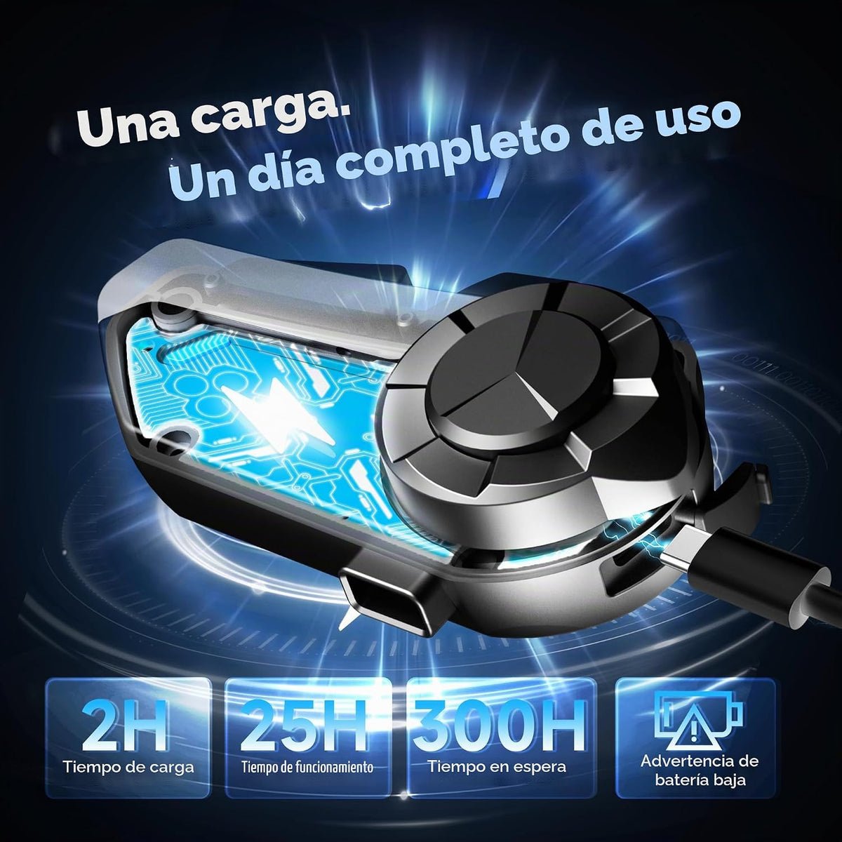 Moman Intercomunicador para motocicleta, sistemas de comunicación d...