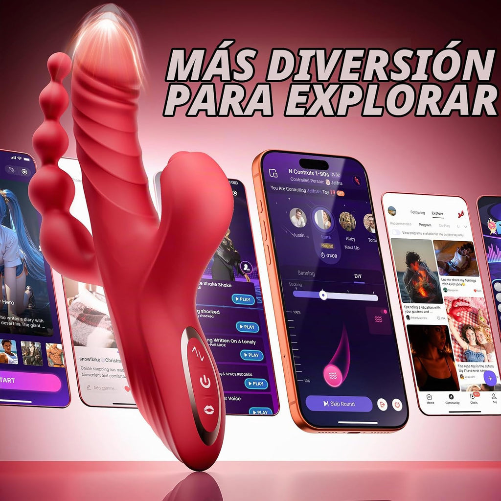 Toendi Vibrador de conejo para mujer, juguete sexual para adultos,...