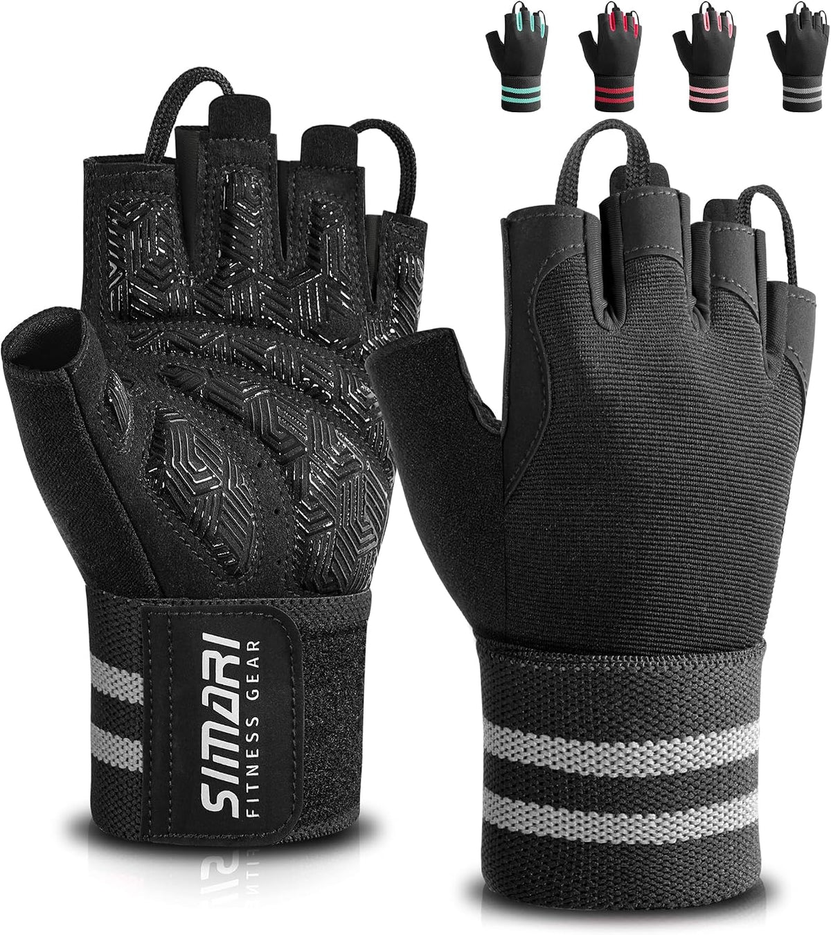 SIMARI Guantes de gimnasio de entrenamiento para hombres y mujeres,...