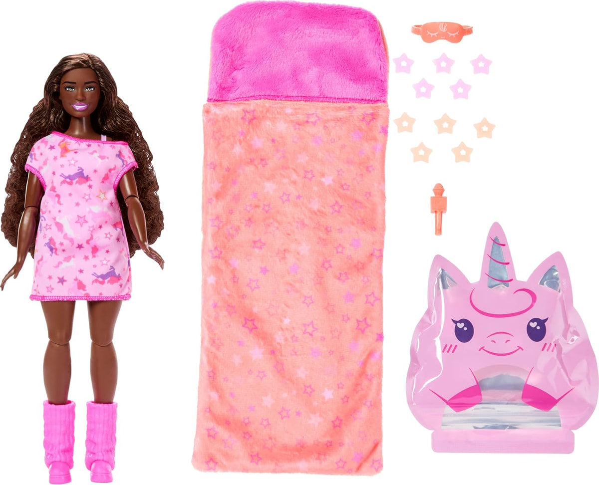 Barbie Muñeca y accesorios sin caja, serie de fiesta de pijamas con...