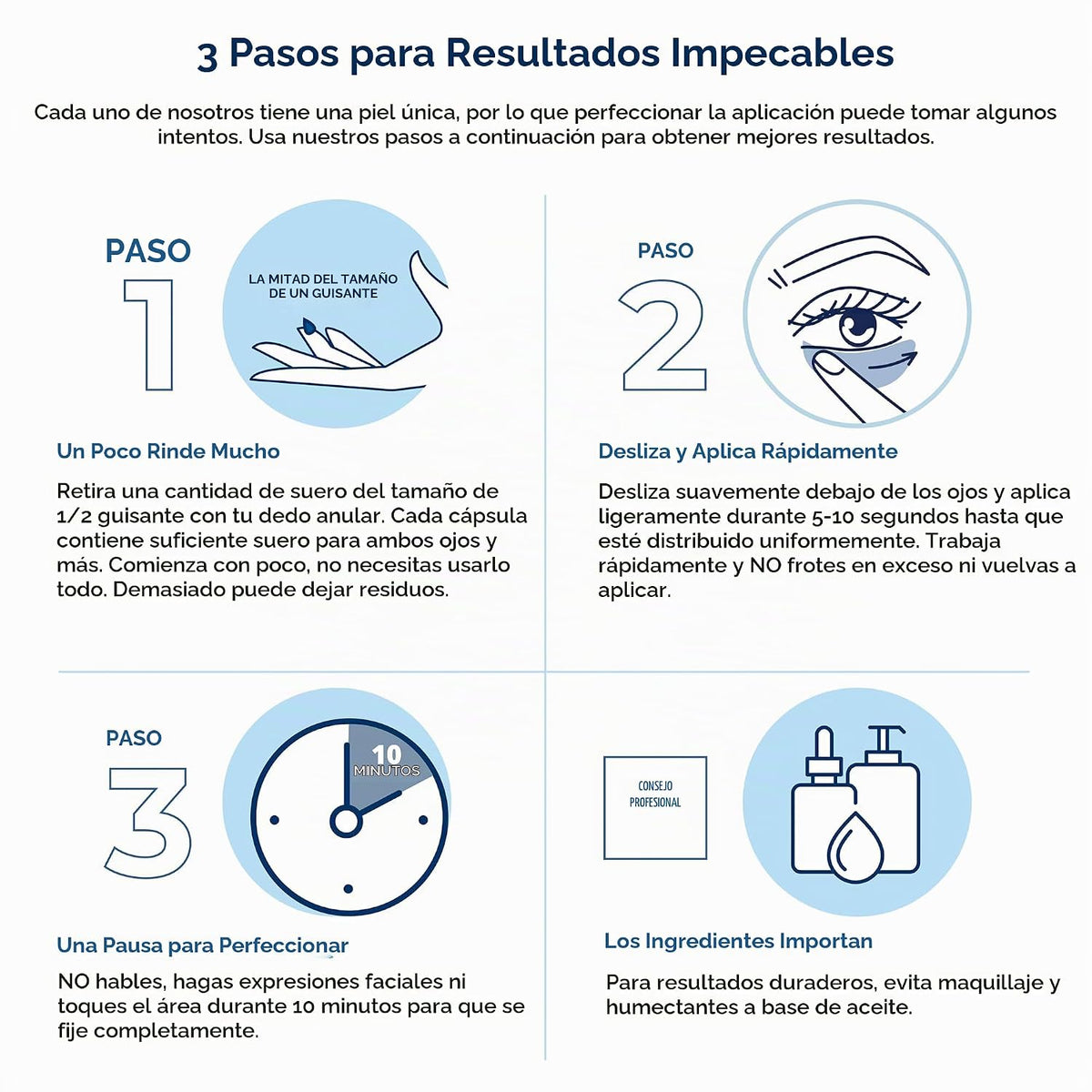 Plexaderm Suero de ojos de reducción rápida: reduce visiblemente la...