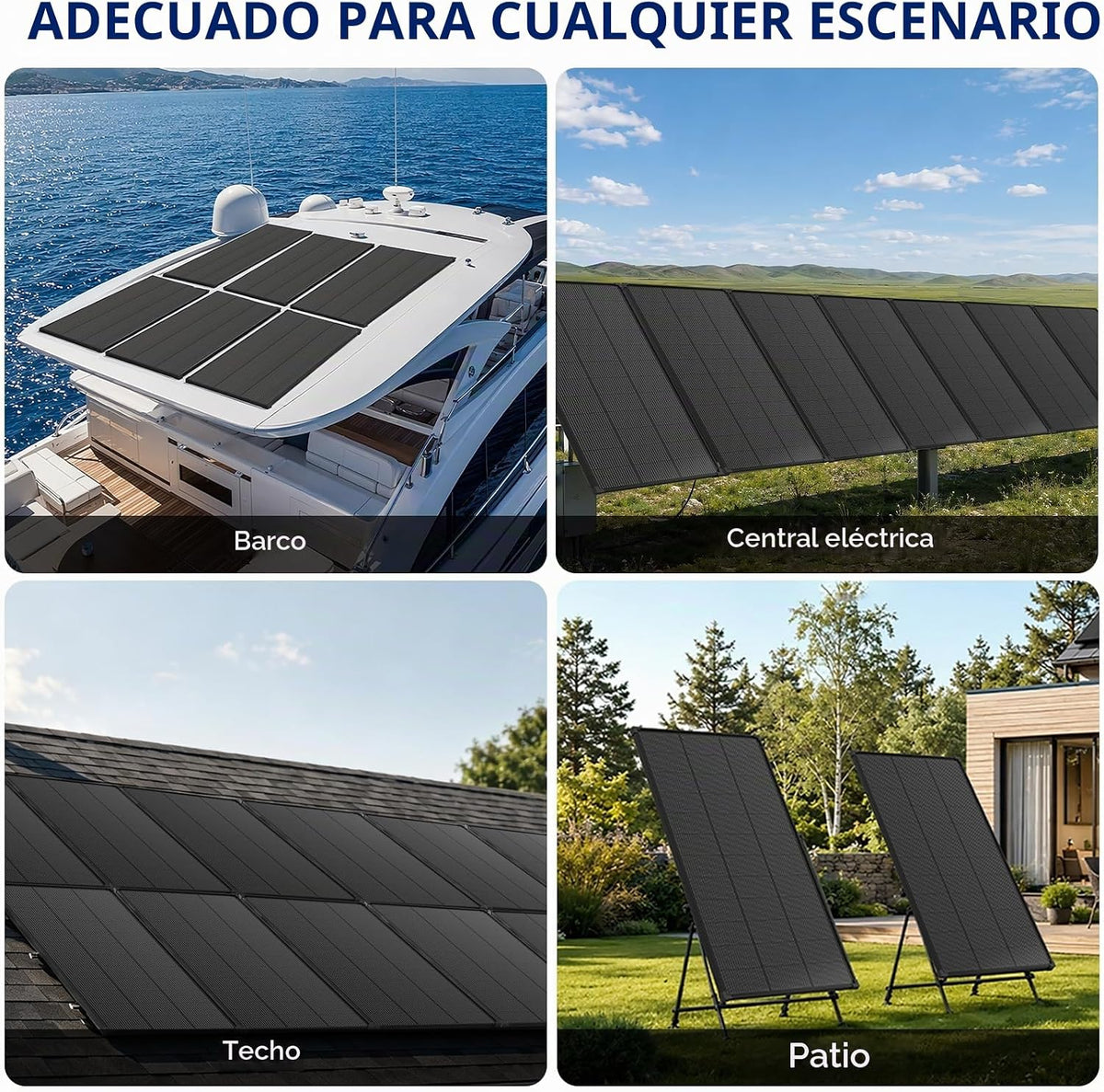 Paneles solares de 200 vatios Panel solar tipo N 18BB 25,6% de alta...