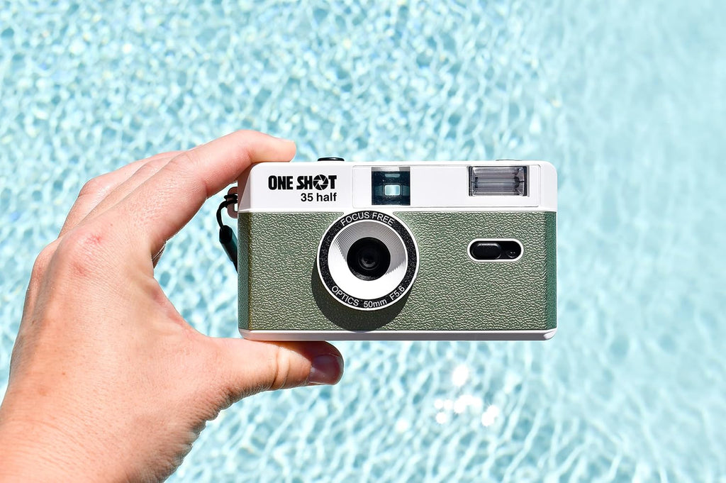 1 Shot Cámara de película de punto y disparo de 35mm reutilizable,...