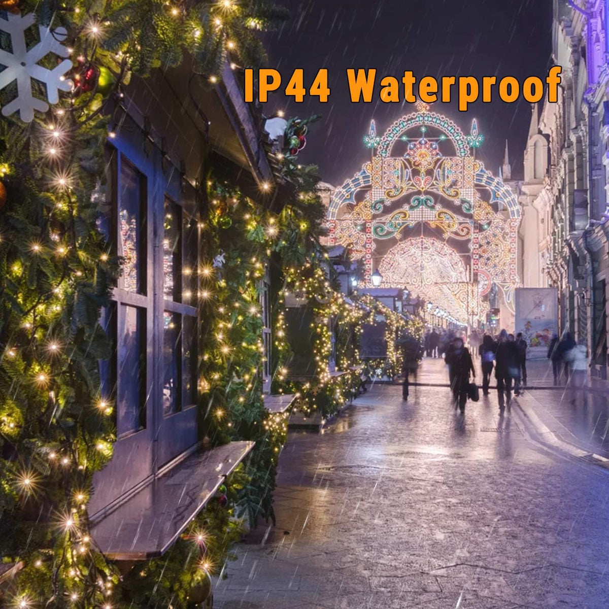 Brizled Luces de Navidad para exteriores, 78.74 pies, 240 luces LED...